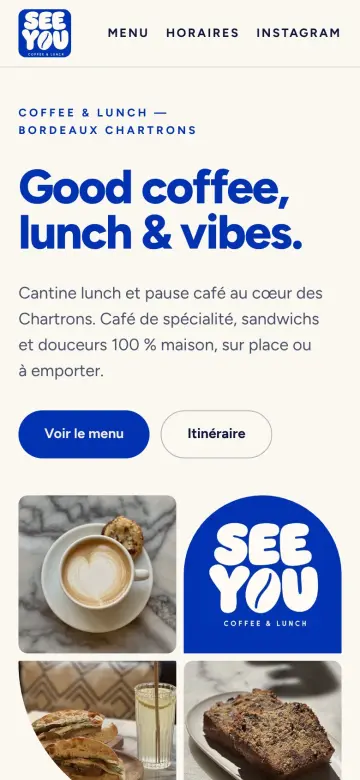 Site See You sur mobile